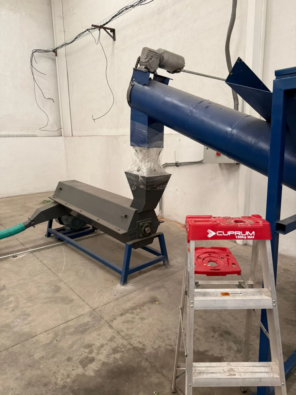 Tolva de lavado y separación de PET