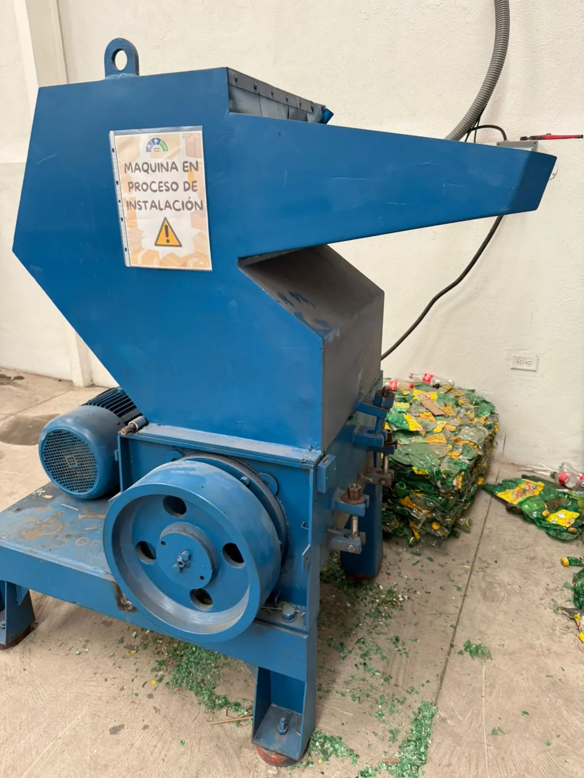 Reciclaje de PET: molienda y lavado